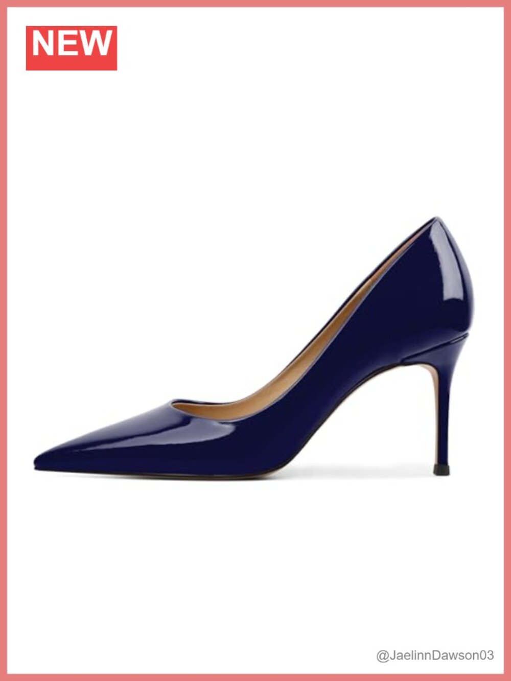 Women's Classic Pointed Toe Stiletto Heels Pumps 3.2 Inch
